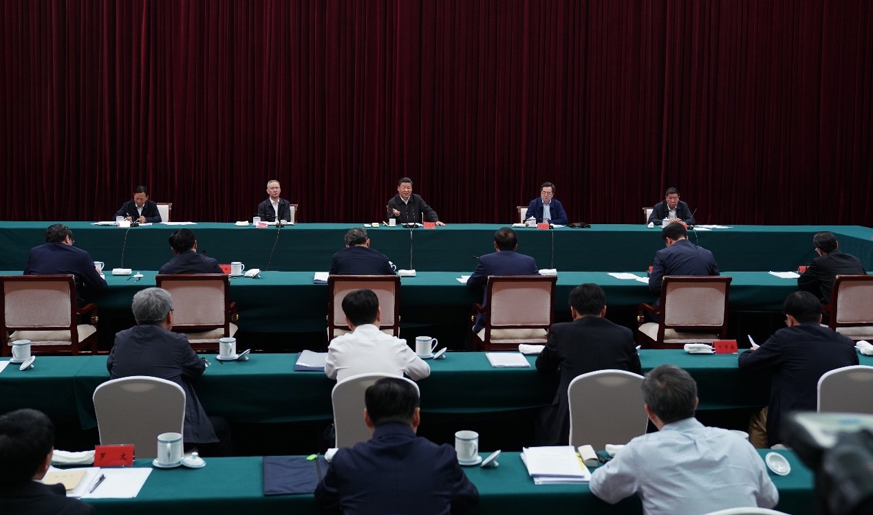 2019年5月20日至22日，中共中央總書記、國家主席、中央軍委主席習近平在江西考察，主持召開推動中部地區(qū)崛起工作座談會并發(fā)表重要講話。新華社記者 謝環(huán)馳 攝 